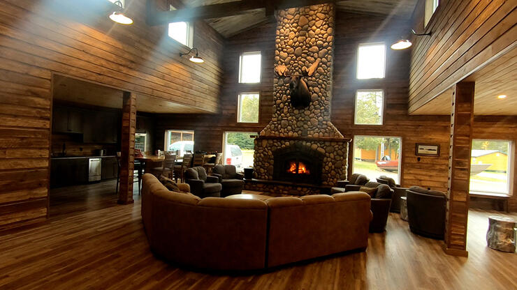 Inside of the Lodge