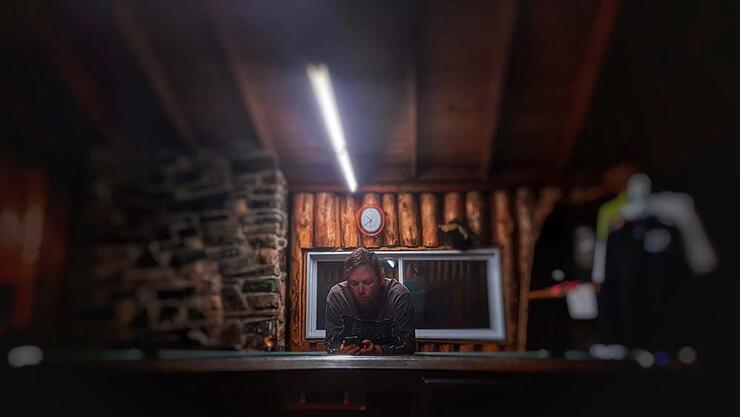 main lodge at loch island lodge