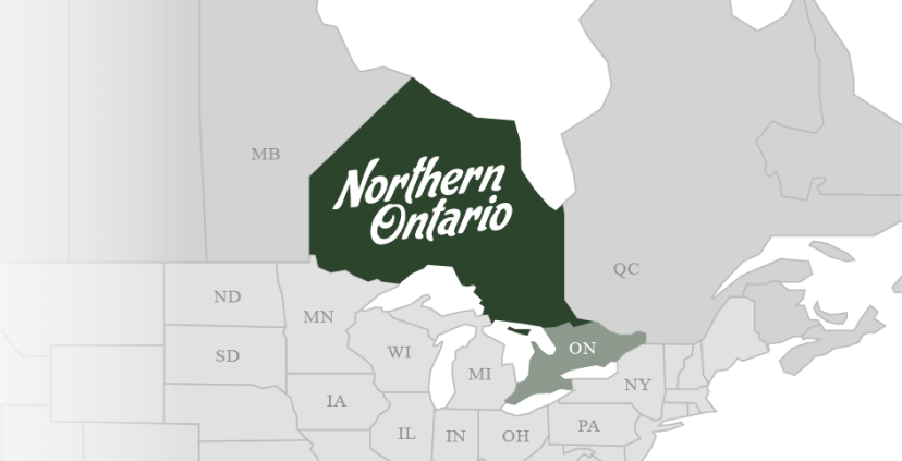 Map of Northern Ontario